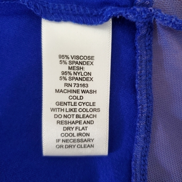 NWT Cable & Gauge Womens Blue Short Sleeved Top Shirt Size L - Picture 8 of 10